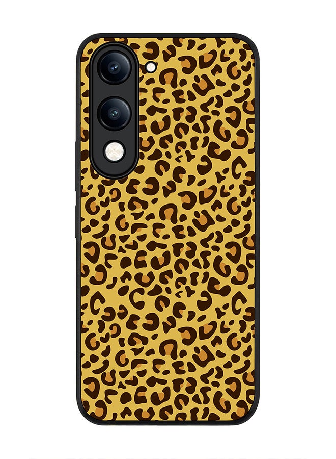 For vivo Y04 / Y29t 5G Case,Slim fit Camera Protection, Shockproof Thin Phone cover  - Leopard Skin Print